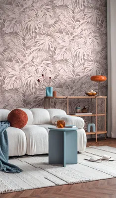 Immagine prodotto di A.S. Creation Fototapete 8,80 x 0,53 m Livingwalls Dschungel Tapete Rosa 791457 Palmen CosmoLiving by Cosmopolitan