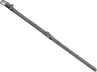 Produktbild von Nobby Halsband "Crystal" warmgrau 52cm (38-46cm)