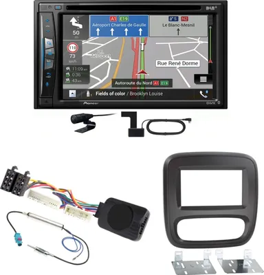 Produktbild von Pioneer AVIC-Z730DAB USB DAB+ MP3 Digitalradio Einbauset für Fiat Talento
