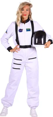 Produktbild von T3069-XL weiß Damen Astronauten Kostüm Astronautin Luxus ''Tereshkova'' Gr. XL=46