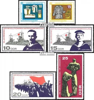 Produktbild von Briefmarken DDR 1967 Mi 1306-1307,1308-1310,1311 (kompl.Ausgaben) gestempelt Leipziger Herbstmesse