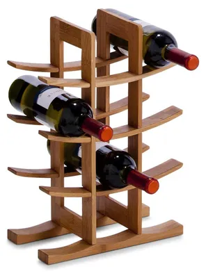 Produktbild von Zeller 13580 Weinregal Bambus, für 12 Weinflaschen, 29 x 16 x 42 cm, natur, 1 -
