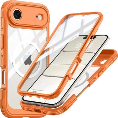 Image de INF Coque Orange Antichoc en Verre Trempé 9H pour iPhone 17 Air