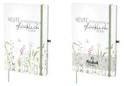 Produktbild von Notizbuch Lovely Greetings – Wiese, A5, 96 linierte Seiten, Hardcover