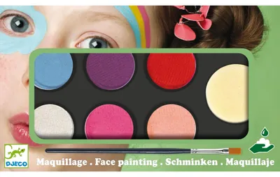 Image de Kit de maquillage aux couleurs pastel non allergènes, Djeco