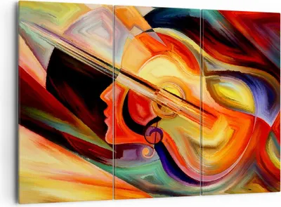 Produktbild von Bild auf Leinwand - Leinwandbild - Abstraktion modern - 165x110cm - Wand Bild - Wanddeko - Leinwanddruck - Bilder - Kunstdruck - Wanddekoration - Leinwand bilder - Wandkunst - CE165x110-3669