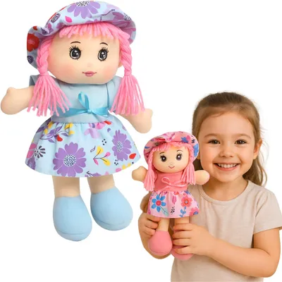 Zdjęcie produktu dla Lalka Szmaciana 25Cm Przytulanka Maskotka Szmacianka