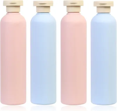 Obrázok produktu pre 4 Opakovane plniteľné cestovné fľaše, 260 ml, Ľahké, Odolné, pre Cestovanie