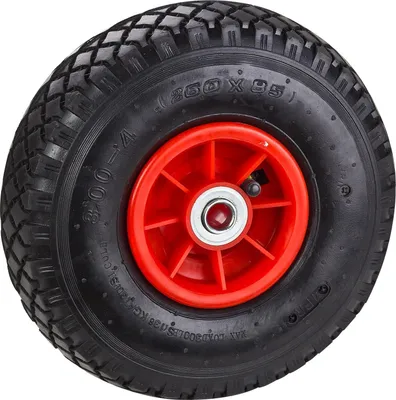 Rad Ersatzrad Sackkarrenrad Wagenrad 917486 Sackkarre Luftreifen Ersatzreifen Reifen Kugellager 3.00-4 Karren Schubkarrenrad Schubkarrenreifen Vollgummi 4.00-8 Sackkkarrenreifen Karrenreifen 917486 21361 4031765213615