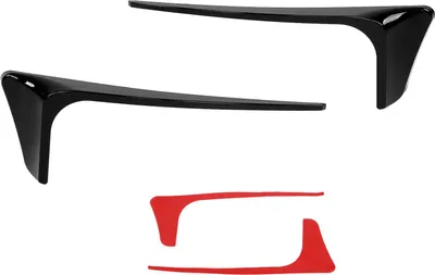 Immagine prodotto di Copertura paraurti posteriore nera lucida, kit canards, ricambio per MK7.5 GTD R 2017-2020