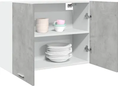 Produktbild von vidaXL Hängeschrank Lyon Betongrau 80x31x60 cm Holzwerkstoff