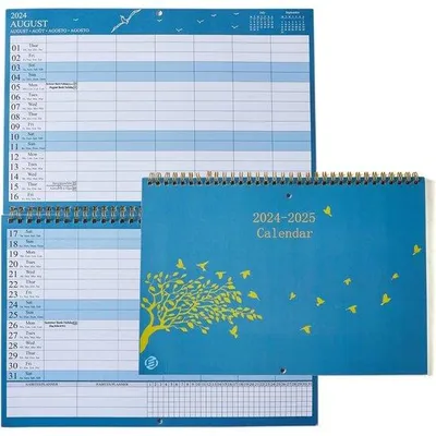 Produktbild von Famanu Familienplaner 2025 - Wandkalender mit 6 Spalten
