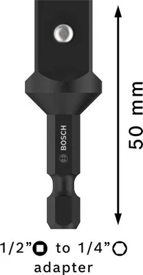 Produktbild von PRO Socket Adapter mit Stiftverbindung, 1/2", 50 mm