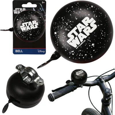 Produktbild von STAR WARS Metall-Fahrradklingel für Kinderlenker, RETRO 6 cm