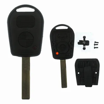 Produktbild von Auto Schlüssel Funk Fernbedienung 1x Gehäuse + 1x Rohling HU92 kompatibel mit BMW