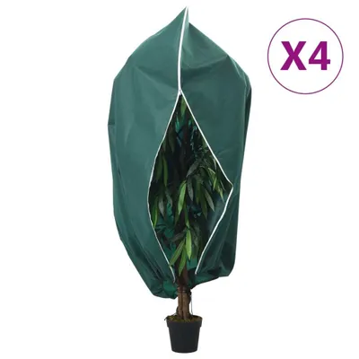 Obrázok produktu pre Flísové kryty na rastliny so zipsom 4 ks 70 g/m² 2,36x2 m