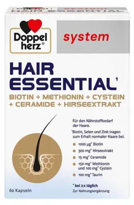 Image de Doppelherz Hair Essential system, gélules, 60 pièces