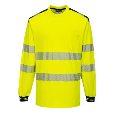 Zdjęcie produktu dla Koszulka Portwest T185 PW3 Hi-Vis z długim rękawem, żółto-czarna, rozmiar 4XL
