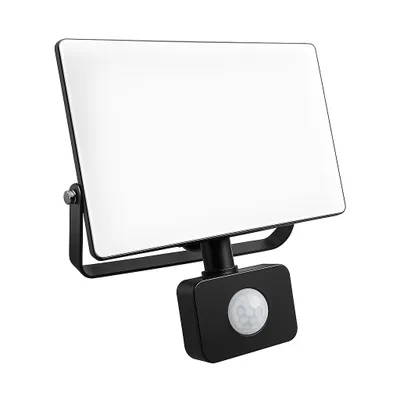 Obrázok produktu pre MasterLED LED reflektor s detektorom pohybu 30W 2700lm neutrálna biela IP65 vonkajšie svetlo čierny PIR senzor nastaviteľný reflektor