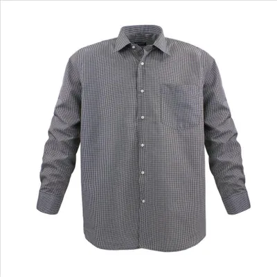 Produktbild von Übergrössen Schickes Herrenhemd LAVECCHIA HLA17-10 Schwarz-Weiß kariert 3XL