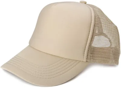 Produktbild von styleBREAKER Uni 5-Panel Trucker Cap mit Mesh-Einsatz | verstellbares Basecap mit Click Snap Verschluss | luftiges Netz Cap für Damen und Herren