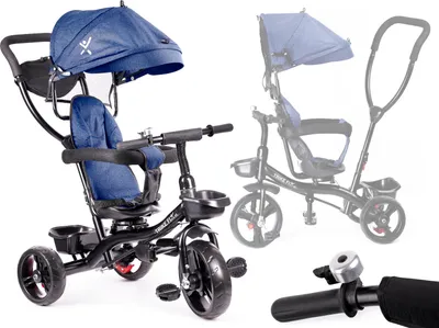 Obrázok produktu pre KIK KX6200_1 Detská trojkolka TRIKE FIX LITE modrá