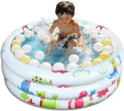 Produktbild von Aufblasbares Planschbecken 90 cm, für Kinder, für Garten