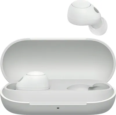 Produktbild von Sony WF-C700N kabellos, Bluetooth, Noise Cancelling Kopfhörer (kleine, leichte Kopfhörer mit Bluetooth Multipoint Connection, IPX4, bis zu 20h Akkulaufzeit, Schnellladung, iOS & Android) Weiß
