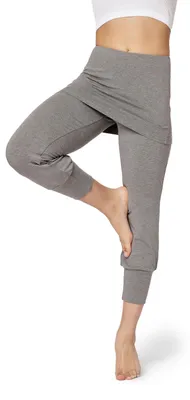 Produktbild von Bellivalini Damen Leggings Yogahose mit Rock 3/4 Hose  BLV50-276 (Medium Melange, 3XL)