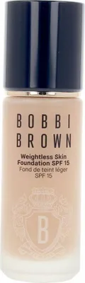 Zdjęcie produktu dla Bobbi Brown Weightless Skin Foundation SPF 15, Buteleczka z pompką, Krem, Skóra uniwersalna, Nawilżający, Neutralny, Beżowy