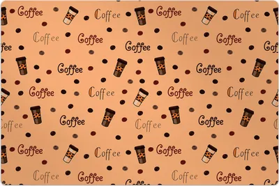 Produktbild von Küchenmatte 60x90 cm Vinylmatte Bodenmatte Dekoration - Tassen Kaffee Kaffeebohnen