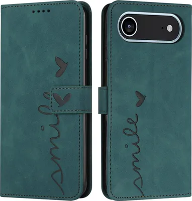 Produktbild von iPhone Air Hülle - Coverup Smile Klapphülle - Grün