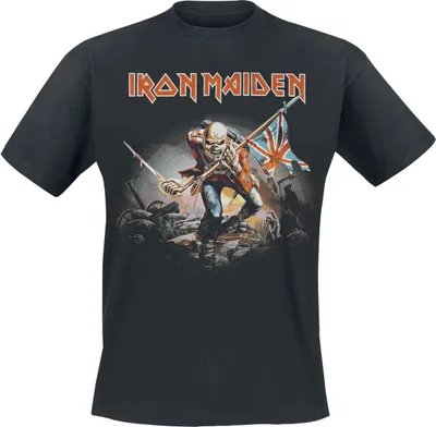 Produktbild von Iron Maiden T-Shirt Herren Trooper schwarz S