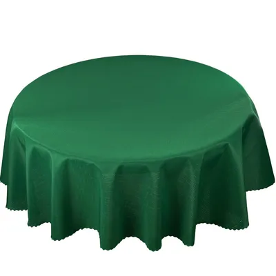 Produktbild von Tischdecke Fleckenresistente Grün Rund 80 cm