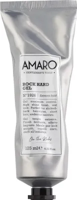 Produktbild von FarmaVita Rock Hard Gel Extreme Hold, Bartgel, 125 ml, 271 g, Glanz, Aqua (Water), Vinyl caprolactam/VP/dimethylaminoethyl methacrylate copolymer, PV P, Propylene..., 1 Stück(e)
