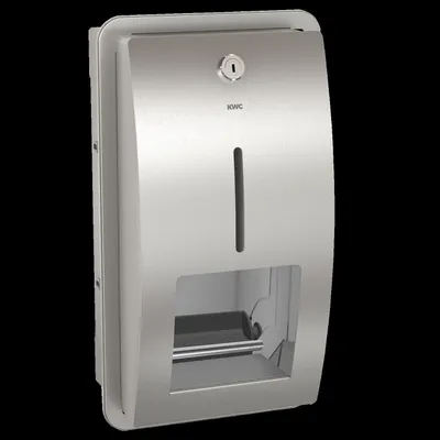 Produktbild von KWC AR WC-Doppelrollenhalter, STRATOS, Edst., UP, 183x331x142 mm, Spindelsystem