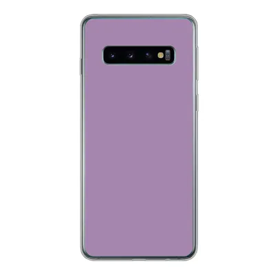 Produktbild von MuchoWow® Handyhülle Schutzhülle Hülle für Samsung Galaxy S10 Innenbereich - Violett - Farben - Farbe - Einfarbig Silikon Softcase Handy Hülle - Handytasche