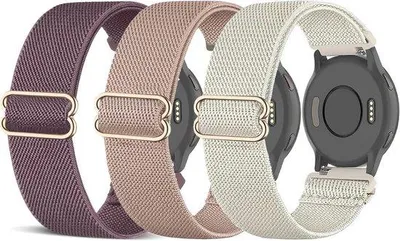 Obrázok produktu pre Sada 3 ks elastických nylonových náramkov, 18 mm, čierne