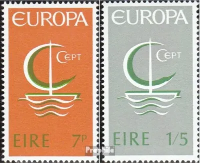 Produktbild von Briefmarken Irland 1966 Mi 188-189 (kompl.Ausg.) postfrisch Europa