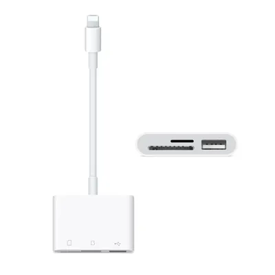 Produktbild von ENGELMANN Lightning auf SD-, Mikro-SD und USB-A Buchse