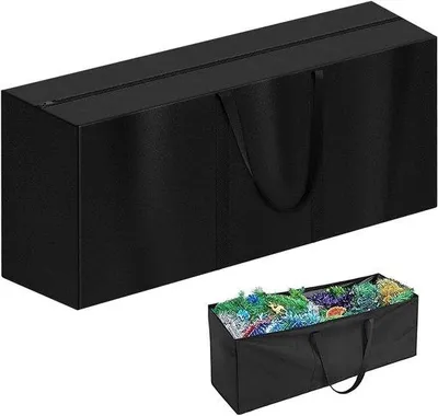 Immagine prodotto di Cuscino da esterno impermeabile - Protezione UV - Nero - Tessuto Oxford
