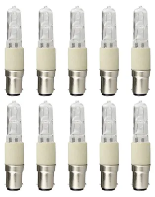 Produktbild von 10 x Halogen JD Röhre T13x80 100W B15d klar 220-240V warmweiß dimmbar