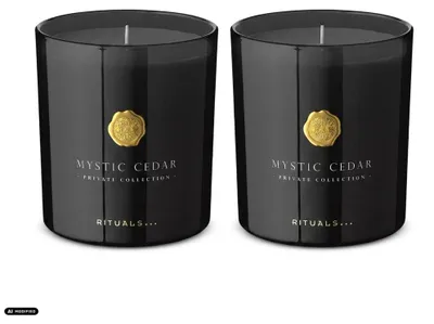 Produktbild von Rituals Mystic Cedar Duftkerze 2er Set