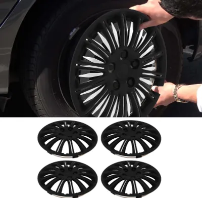 Obrázok produktu pre 4 ks 14-palcové kryty kolies Športové ochranné kryty kolies Univerzálne pre osobné automobily, nákladné automobily a dodávky
