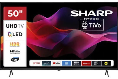 Zdjęcie produktu dla Telewizor Sharp 50HM5745E QLED 50 cali Smart TV z TiVo, 4K UHD z HDR Dolby Vision (2026)