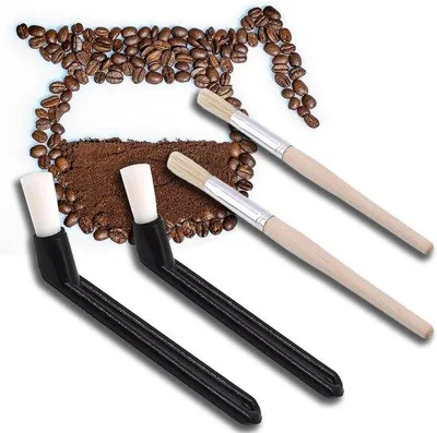 Image de Brosses de nettoyage pour moulin à café, lot de 4, en plastique