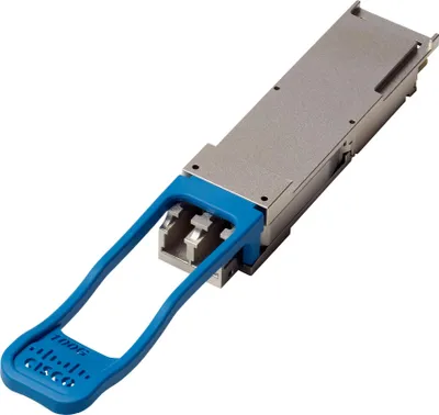 Produktbild von Cisco QSFP-100G-LR4-S=, Faseroptik, 100000 Mbit/s, QSFP, 10000 m, 1309 nm, 3,5 W