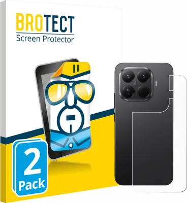 Produktbild von 2x Für Xiaomi 15T Pro (Rückseite) Schutzfolie BROTECT Displayschutz Display Schutz Folie Klar Transparent