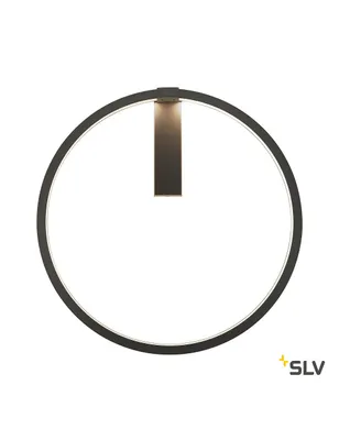 Produktbild von SLV 1002918 ONE 60 DALI LED Wandaufbauleuchte schwarz