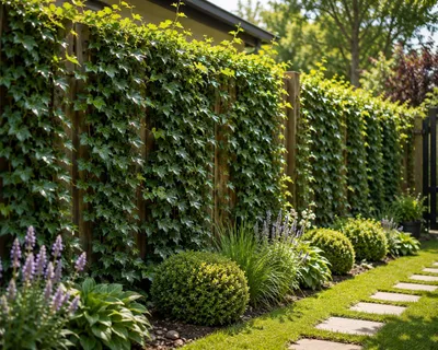 Image de 10x Lierre Hedera Hibernica 100-140 cm - Plantes grimpantes à feuilles persistantes pour haie dense de 3m de protection visuelle, à croissance rapide & résistantes au froid
